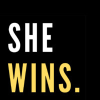 She Wins logo, She Wins contact details