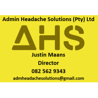 Admin Headache Solutions - AHS logo, Admin Headache Solutions - AHS contact details