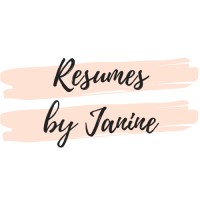 Resumes by Janine logo, Resumes by Janine contact details