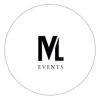 ML Events logo, ML Events contact details