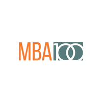 MBA100 logo, MBA100 contact details