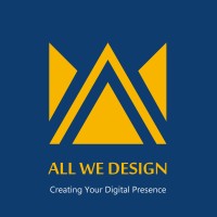 All We Design logo, All We Design contact details