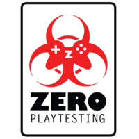 Zero Playtesting logo, Zero Playtesting contact details