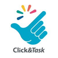 ClickandTask logo, ClickandTask contact details