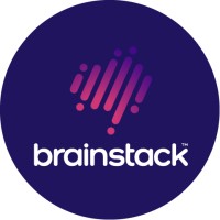 BrainStack logo, BrainStack contact details