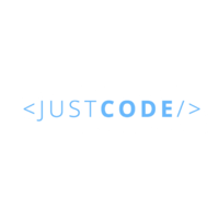 Justcode logo, Justcode contact details