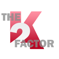 The K2 Factor logo, The K2 Factor contact details