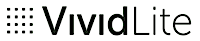 VividLite logo, VividLite contact details