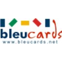 BleuCards logo, BleuCards contact details