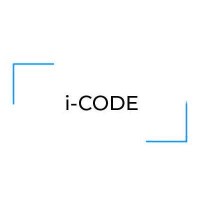 i-Code logo, i-Code contact details