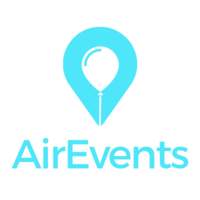 AirEvents logo, AirEvents contact details