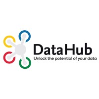 DataHub logo, DataHub contact details