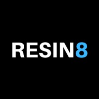 Resin8 logo, Resin8 contact details