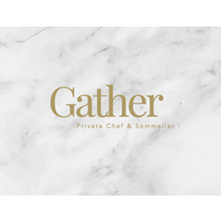 GATHER logo, GATHER contact details