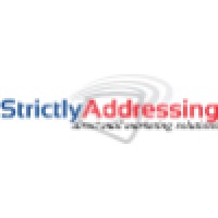 Strictly Addressing logo, Strictly Addressing contact details