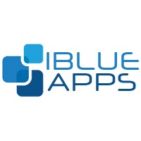 iBlueApps logo, iBlueApps contact details