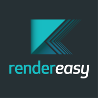 RenderEasy logo, RenderEasy contact details