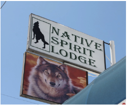 NATIVE SPIRIT LODGE logo, NATIVE SPIRIT LODGE contact details