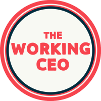 THE WORKING CEO logo, THE WORKING CEO contact details