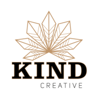 The KIND Creative logo, The KIND Creative contact details