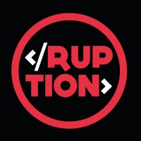 Ruption logo, Ruption contact details