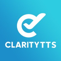 ClarityTTS logo, ClarityTTS contact details