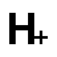 H+ logo, H+ contact details