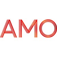 The AMO Group logo, The AMO Group contact details