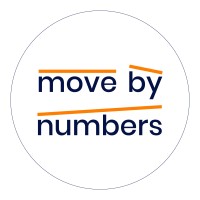 Move by numbers logo, Move by numbers contact details