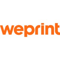 WePrint logo, WePrint contact details