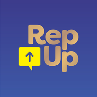 RepUp logo, RepUp contact details