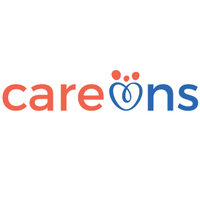 CareOns logo, CareOns contact details