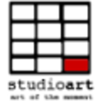 studioART logo, studioART contact details