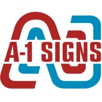 A-1 Signs logo, A-1 Signs contact details