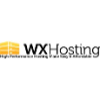 WX Hosting logo, WX Hosting contact details