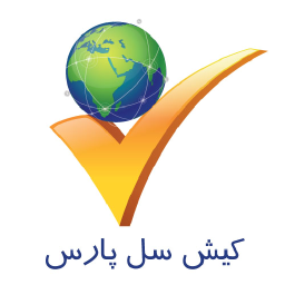 kish Cell Pars logo, kish Cell Pars contact details