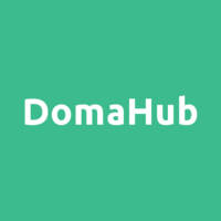 DomaHub logo, DomaHub contact details