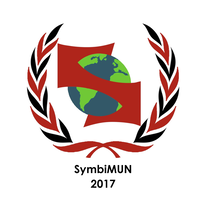 SymbiMUN logo, SymbiMUN contact details