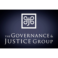 The Governance and Justice Group logo, The Governance and Justice Group contact details