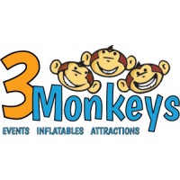 3 Monkeys Inflatables logo, 3 Monkeys Inflatables contact details