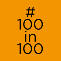 The #100in100 Challenge logo, The #100in100 Challenge contact details