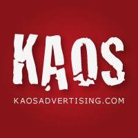 KAOS advertising logo, KAOS advertising contact details