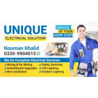 Unique Electrical Solutions logo, Unique Electrical Solutions contact details