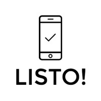 LISTO! App logo, LISTO! App contact details