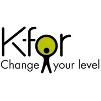 K-FOR logo, K-FOR contact details