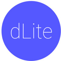 dLite logo, dLite contact details