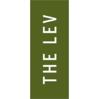 The Lev logo, The Lev contact details