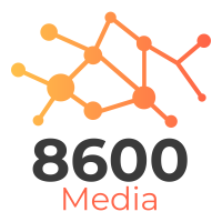 8600 Media logo, 8600 Media contact details