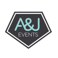 A&J Events logo, A&J Events contact details