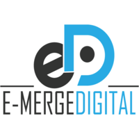 E-Merge Digital logo, E-Merge Digital contact details